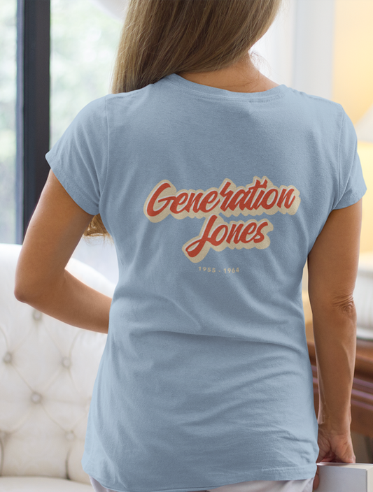 Generation Jones 70s Classic Orange on Back